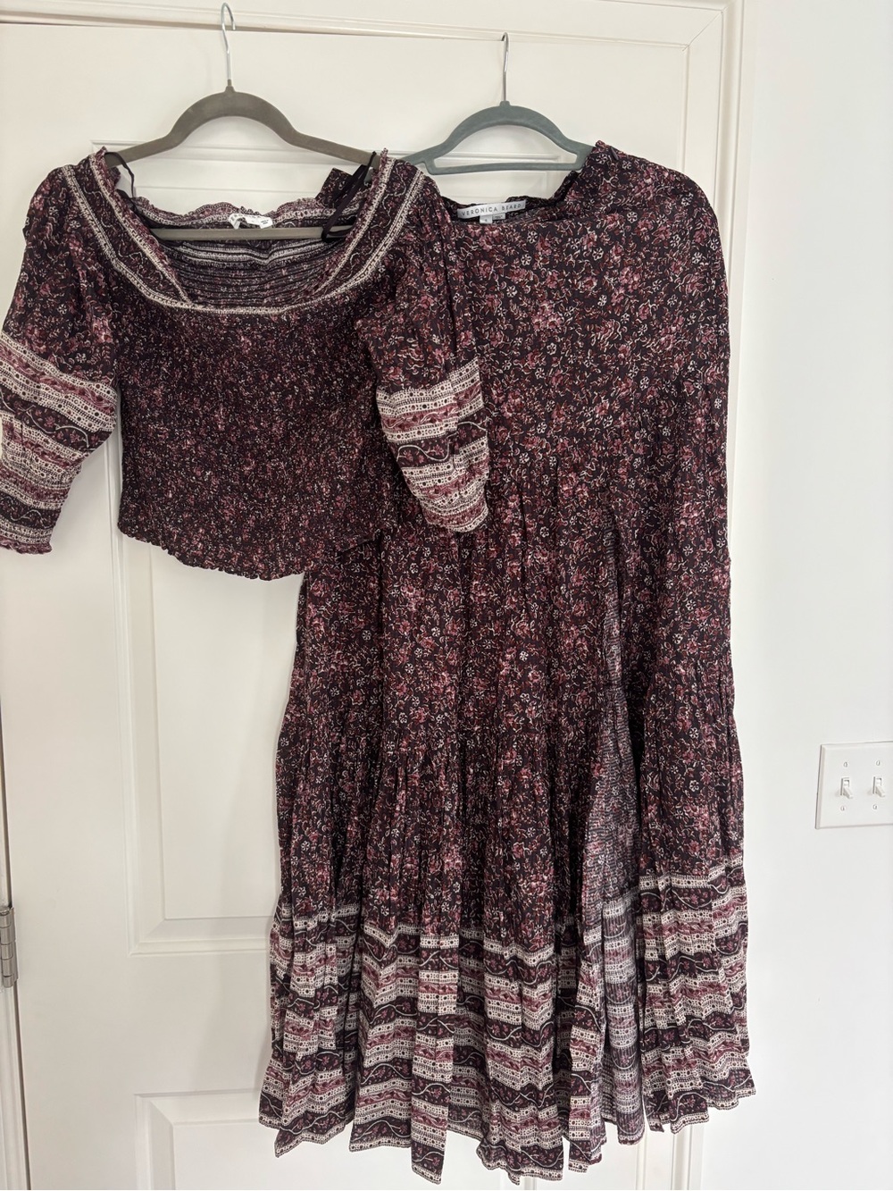 Veronica Beard Maxi skirt set